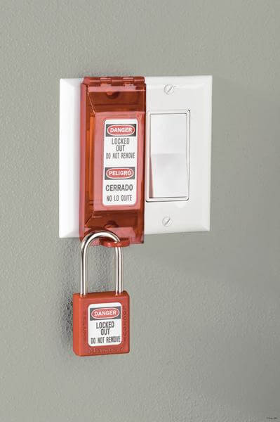 Universal Wall Switch Lockout Cover