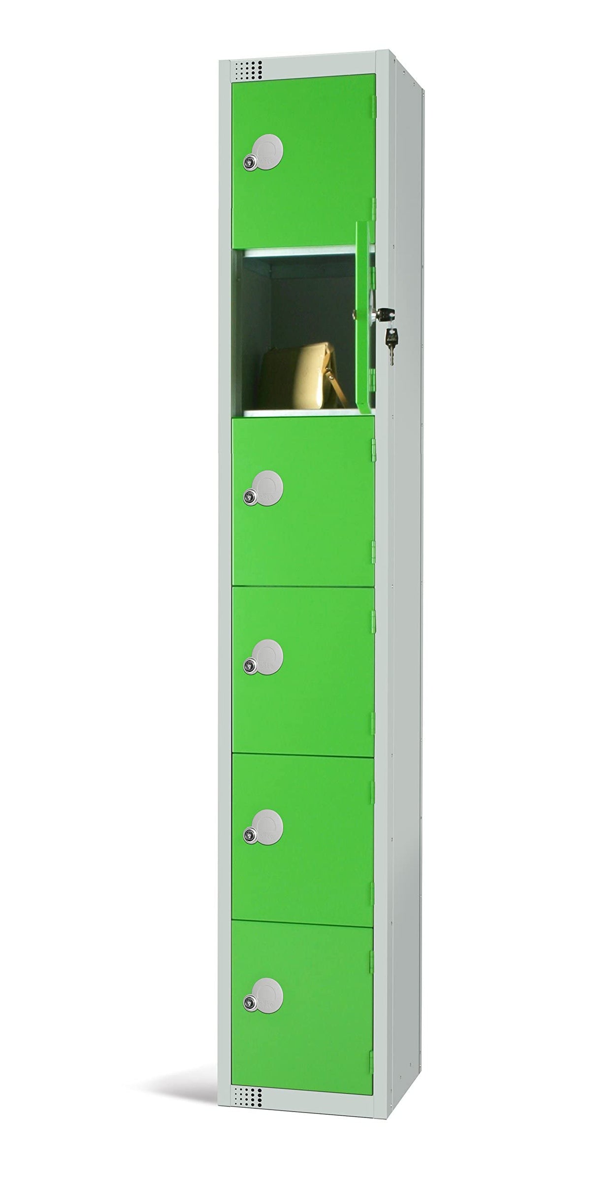 Six Door Compartment Locker - School Work Gym Storage Locker