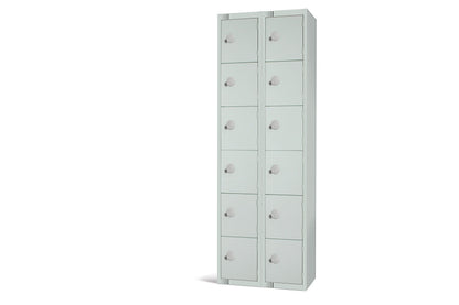 Six Door Compartment Locker - School Work Gym Storage Locker