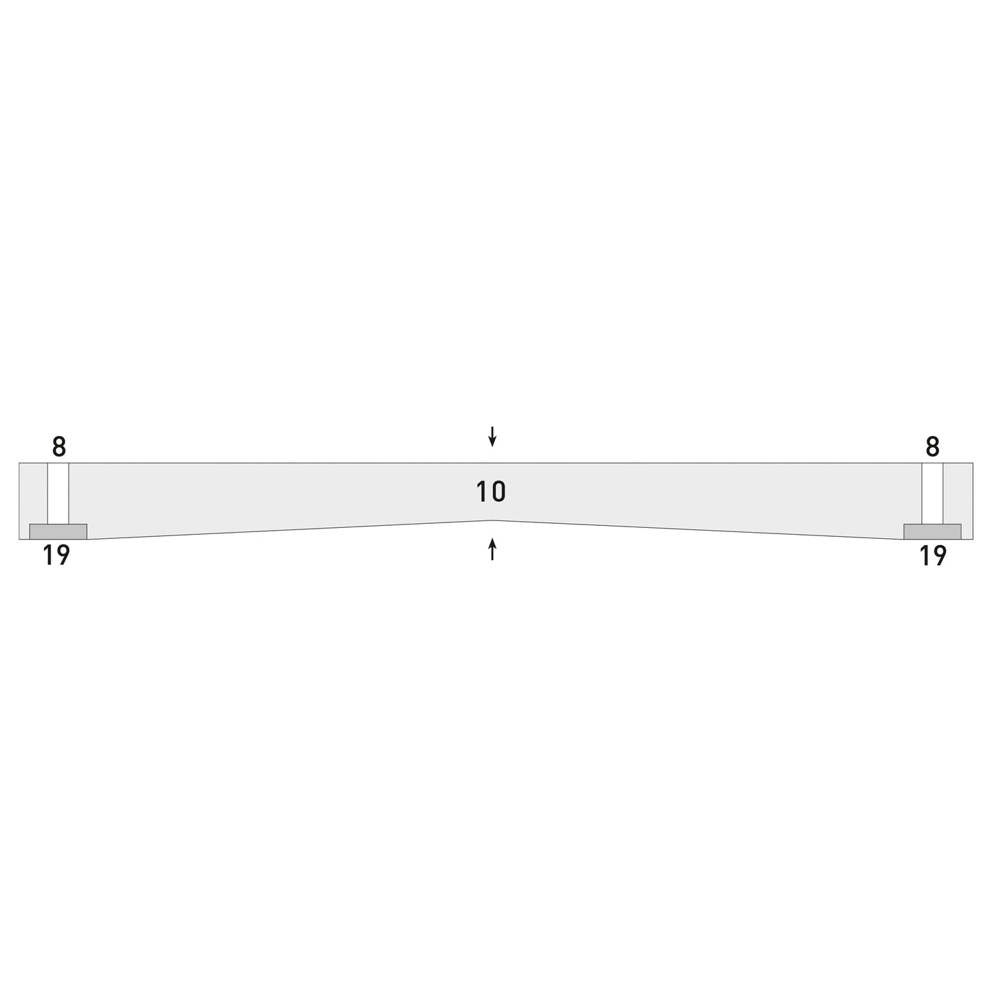 Impact Protection for Corner Pillars Rectangular 200 x 20 x 500 mm Black/Yellow