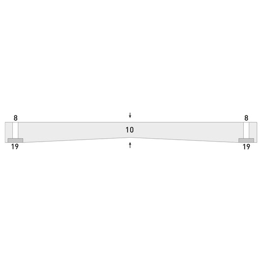 Impact Protection for Corner Pillars Rectangular 200 x 20 x 500 mm Black/Yellow