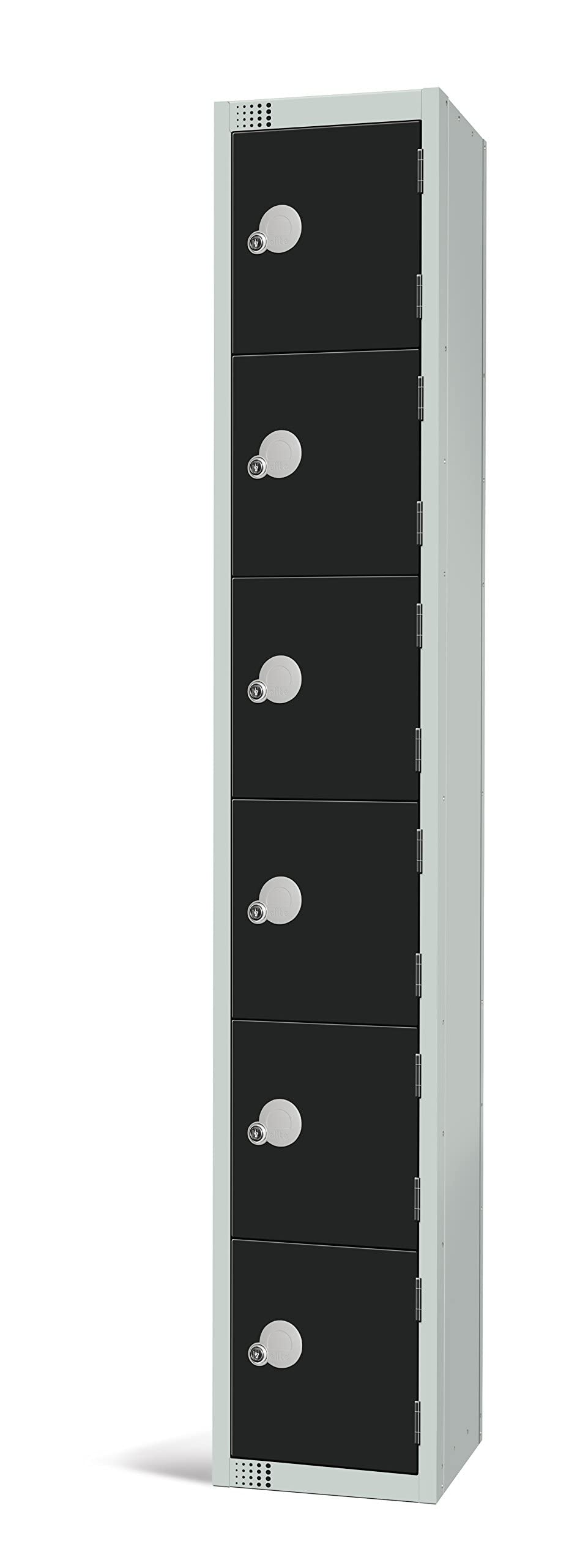 Six Door Compartment Locker - School Work Gym Storage Locker