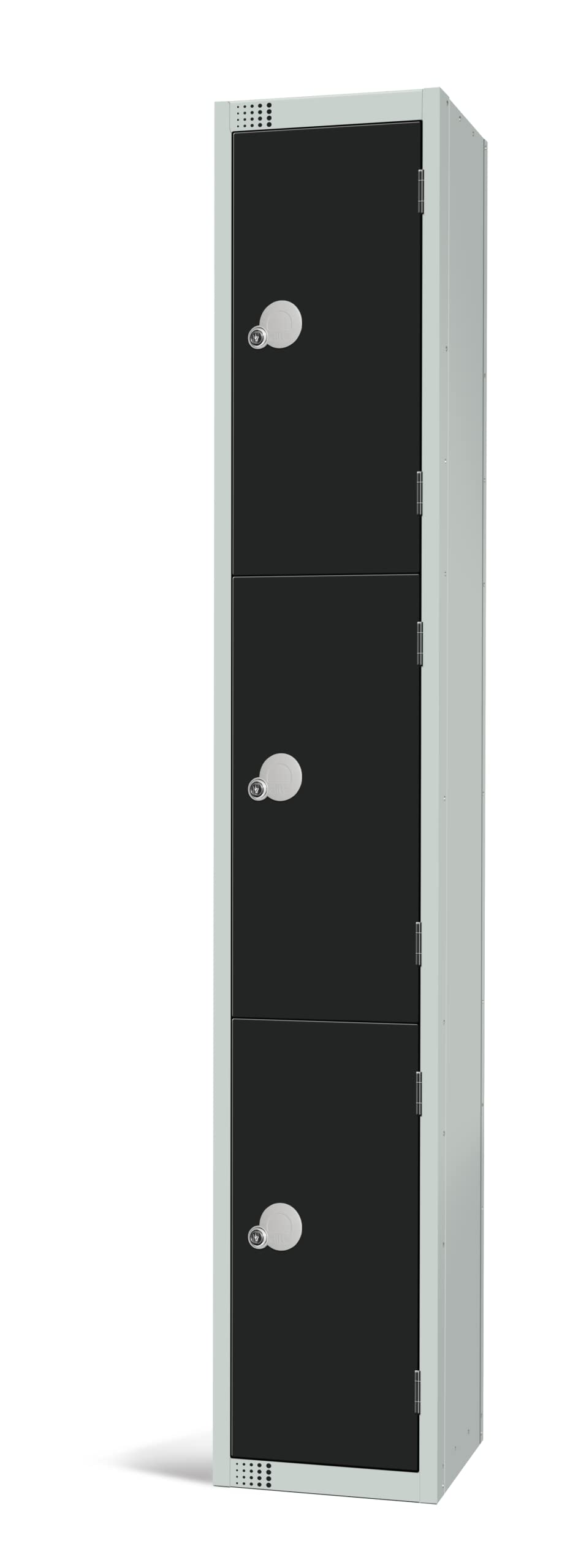 Specialist Industrial 3 Door Standard Storage Antibacterial Lockers - 1800mm x 300mm x 300mm