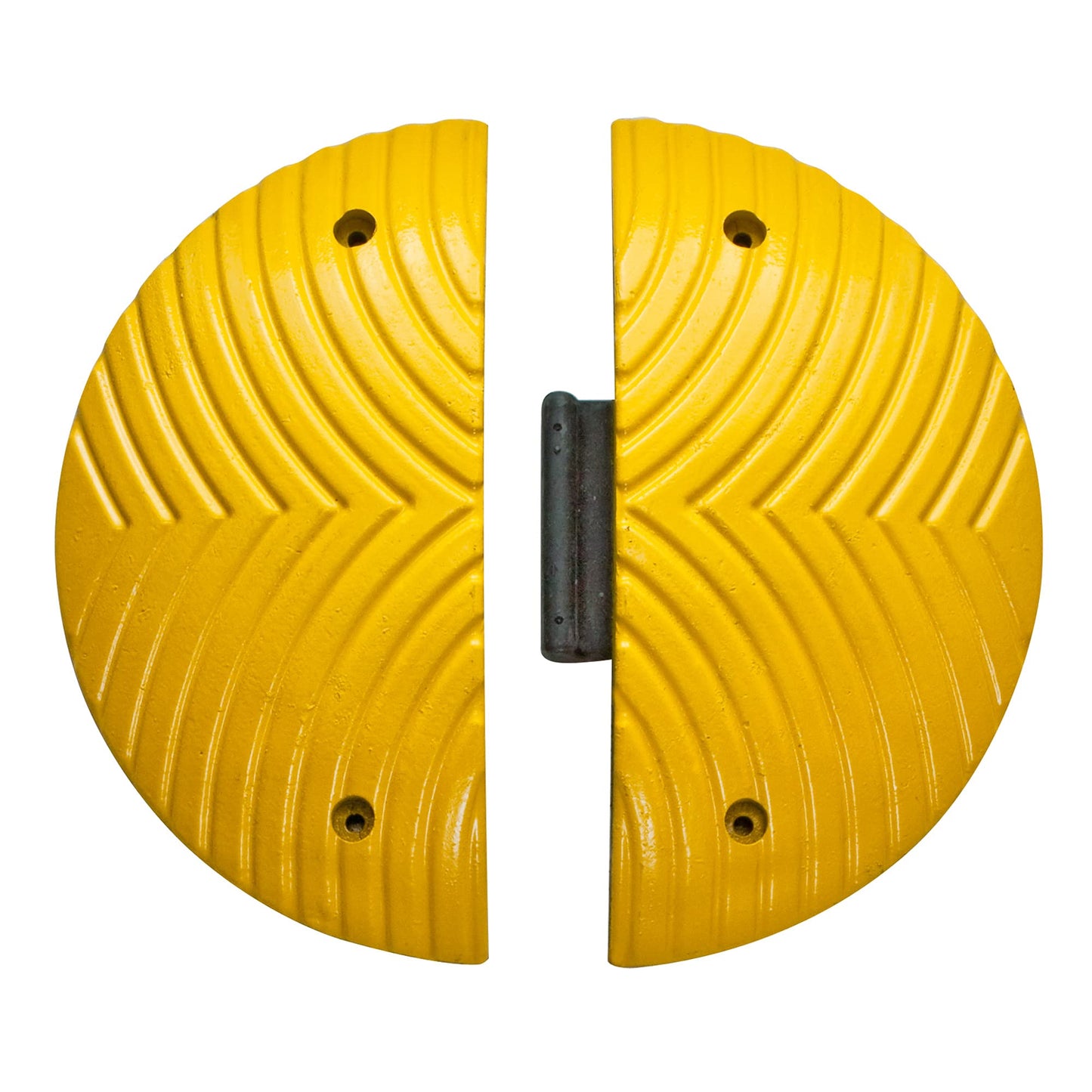 Topstop-2 Finishing Elements Road Threshold Made of Recycling, Direction Speed <30 km/h, Yellow, 70 x 500 mm