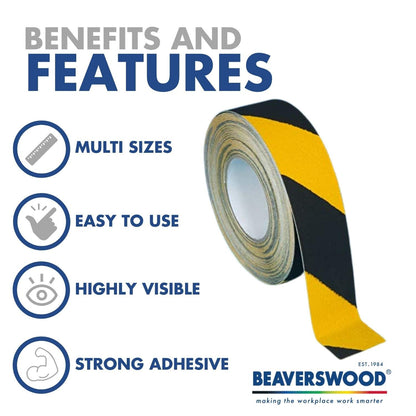 Beaverswood Self-Adhesive Steel Easy-Wipe Tape