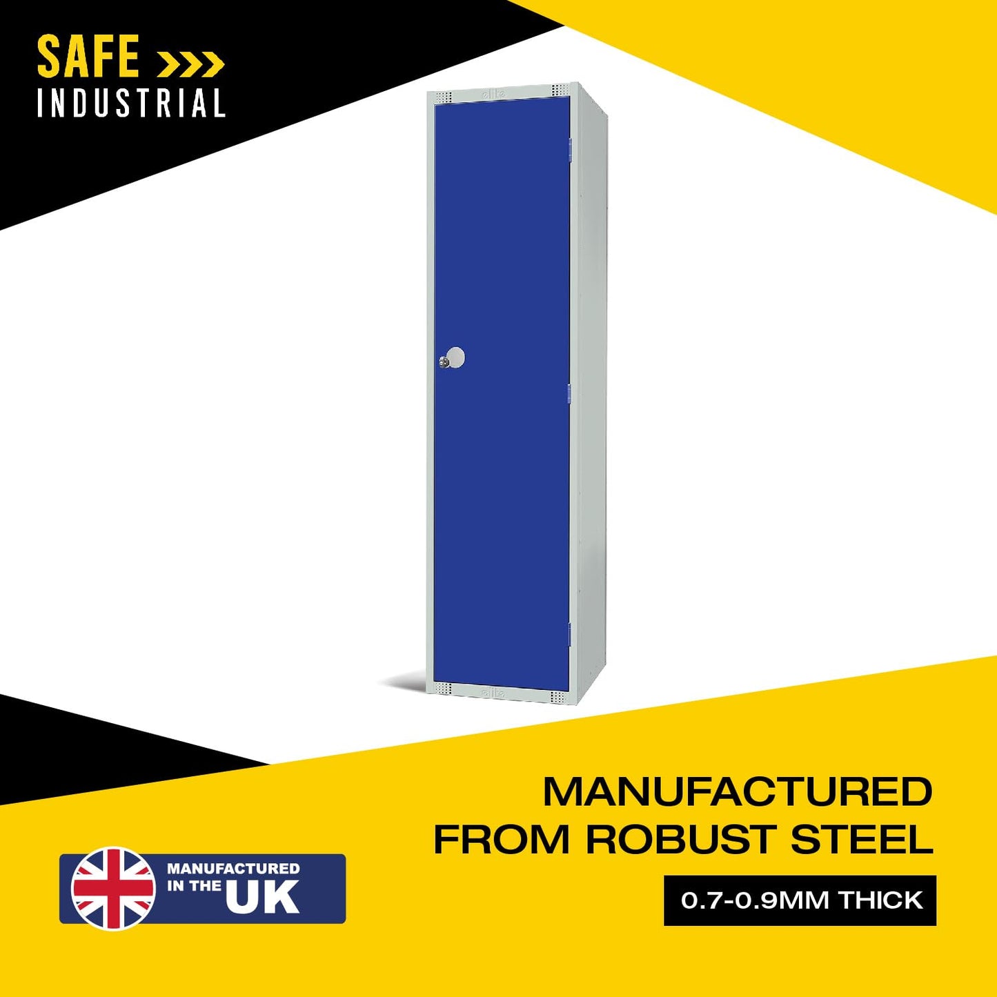 Single Door Compartment Locker - School Work Gym Storage Locker