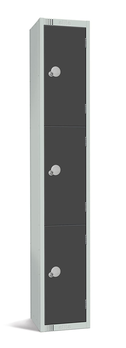 Specialist Industrial 3 Door Standard Storage Antibacterial Lockers - 1800mm x 300mm x 300mm