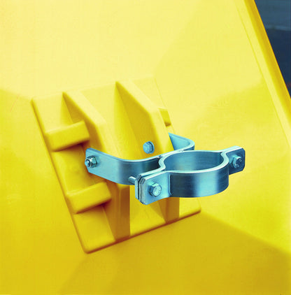 800 x 1000mm Acrylic Industrial Mirror Yellow/Black Frame