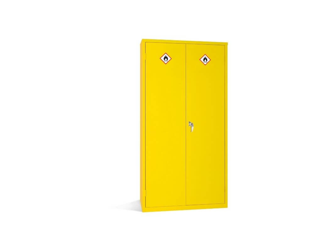 Yellow COSHH Hazardous Substance Cabinets