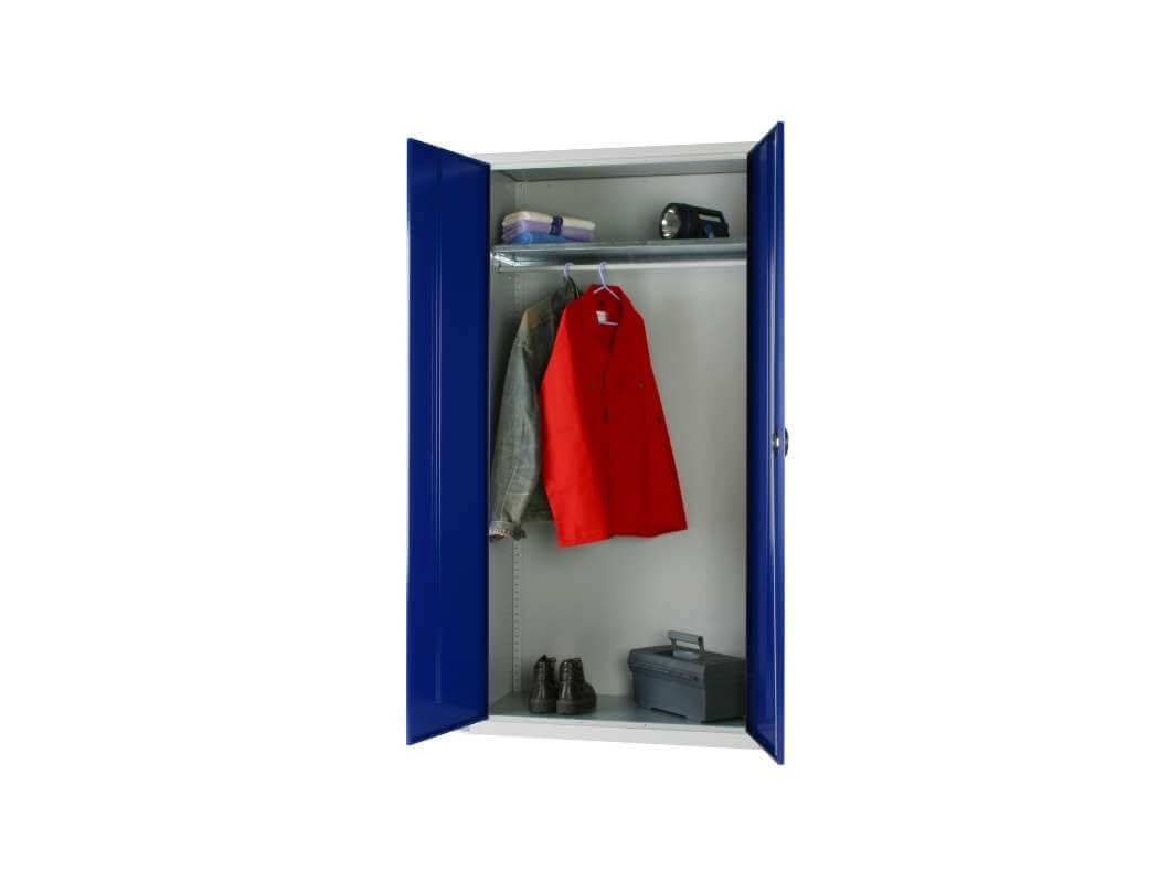 EliteGuard Extra Wide Workwear Wardrobe Compartment Cupboard 1830x1220x457mm