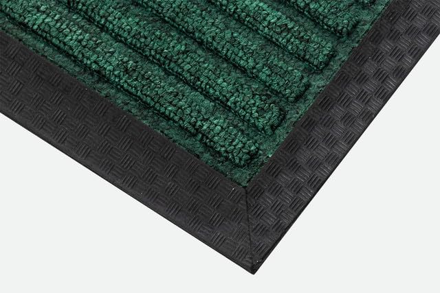 Blue Diamond Brushway Premium Rib Entrance Mat Green 120cm x 90cm
