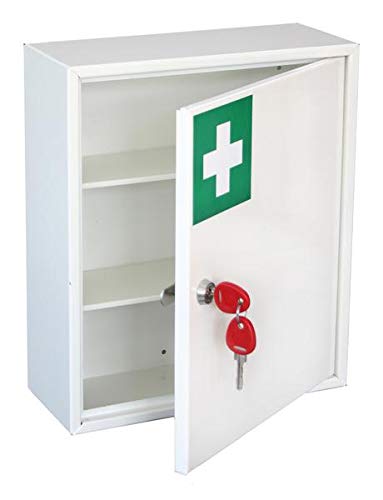Safe Industrial - Medical Cabinet - Medication Safe with Shelves, Wall Mounted - Secure Storage for Medicine & First Aid Kit