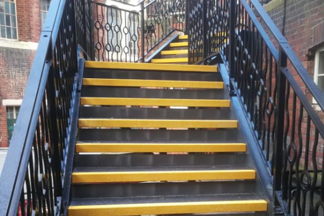 Anti-Slip GRP Stair Treads 55mm x 345mm