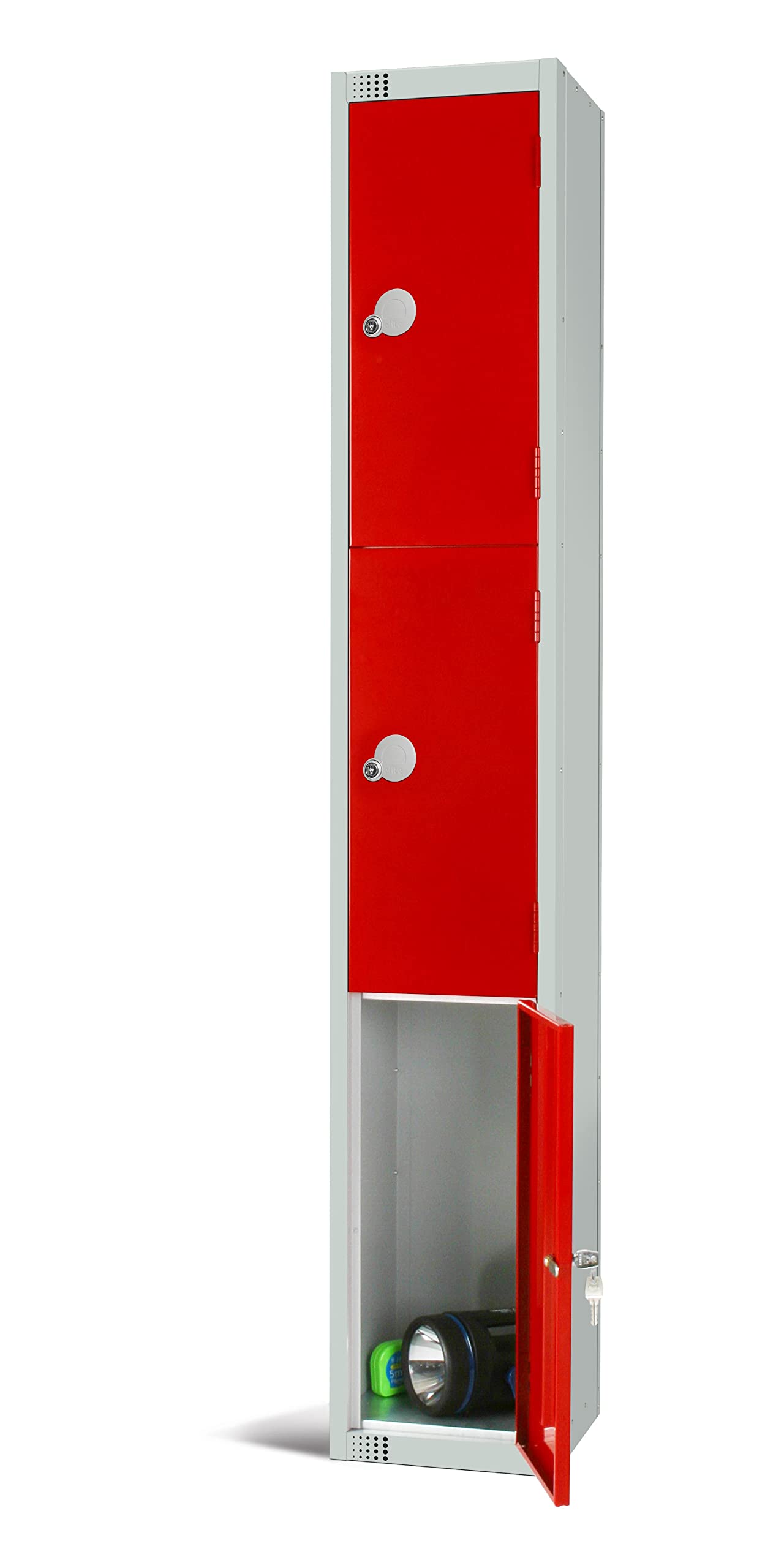 Specialist Industrial 3 Door Standard Storage Antibacterial Lockers - 1800mm x 300mm x 300mm