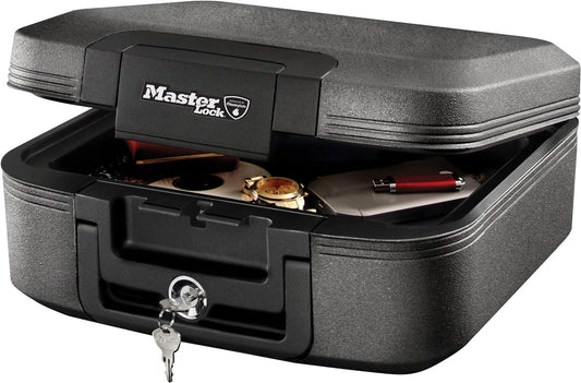 Fire Chest - Fire Proof Box Safe to Protect Valuables - Ideal for Protecting your Documents and Goods from Fire and Water - 36D x 39W x 16.8H cm (Medium)