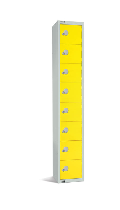 Specialist Industrial Standard Storage Antibacterial Lockers - 8 Door - 1800mm x 300mm x 300mm