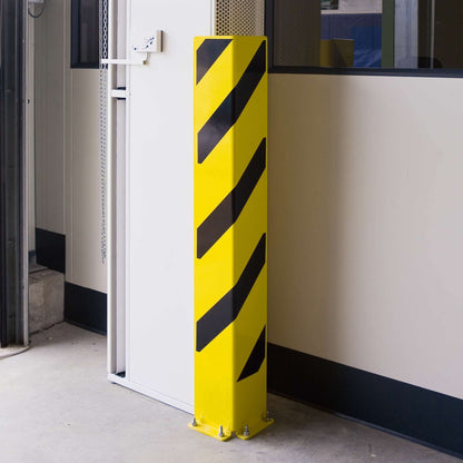 Traction Protection Angle Black/Yellow 1200 x 160 x 6 mm for Doweling