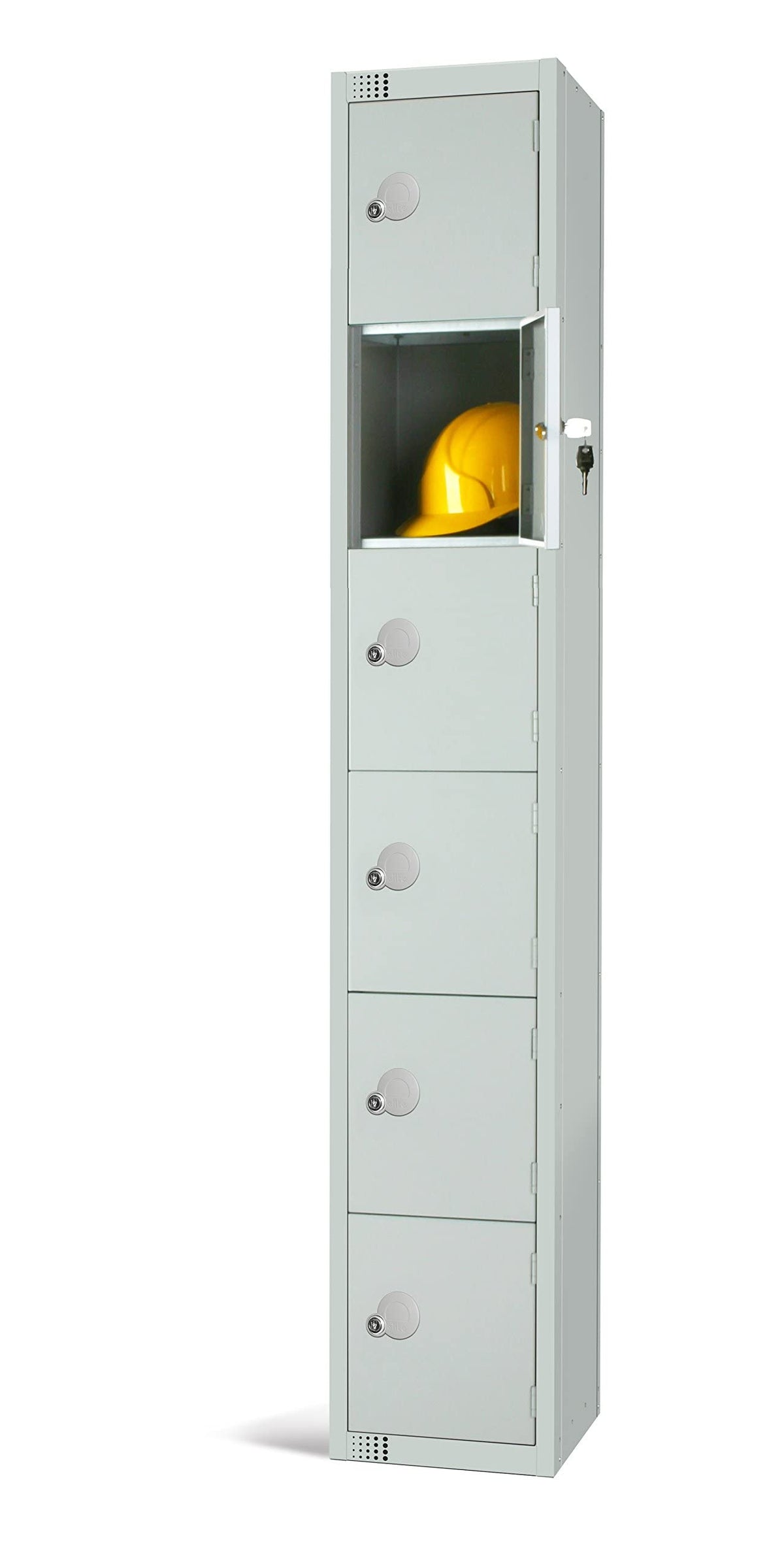 Six Door Compartment Locker - School Work Gym Storage Locker