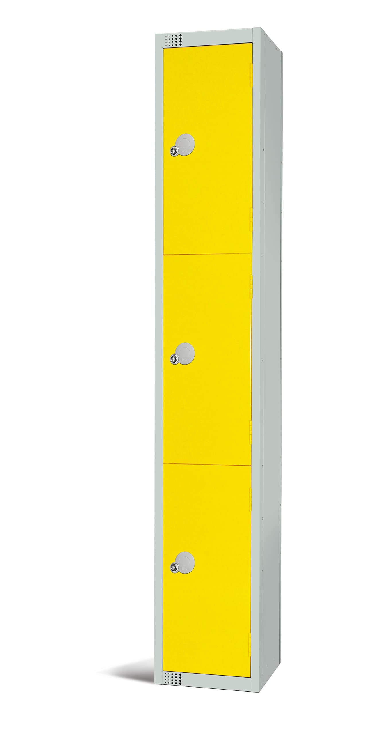 Specialist Industrial 3 Door Standard Storage Antibacterial Lockers - 1800mm x 300mm x 300mm