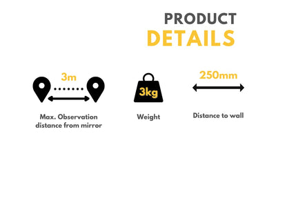 SPION Observation Mirror - 400mm