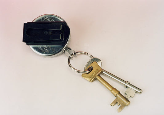 Standard Model Self Retracting Keyreels, Key Reel with Spinner & 600mm Steel Chain