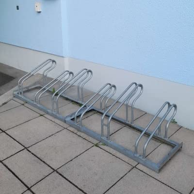 Moravia Galvanised Single Sided Bike Rack For 3 Bikes - 415mm x 1050mm x 550mm - Modular Bike Storage