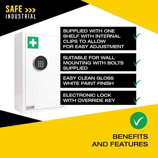 Securikey Medical Cabinet for Controlled drug Storage with Digital Locking