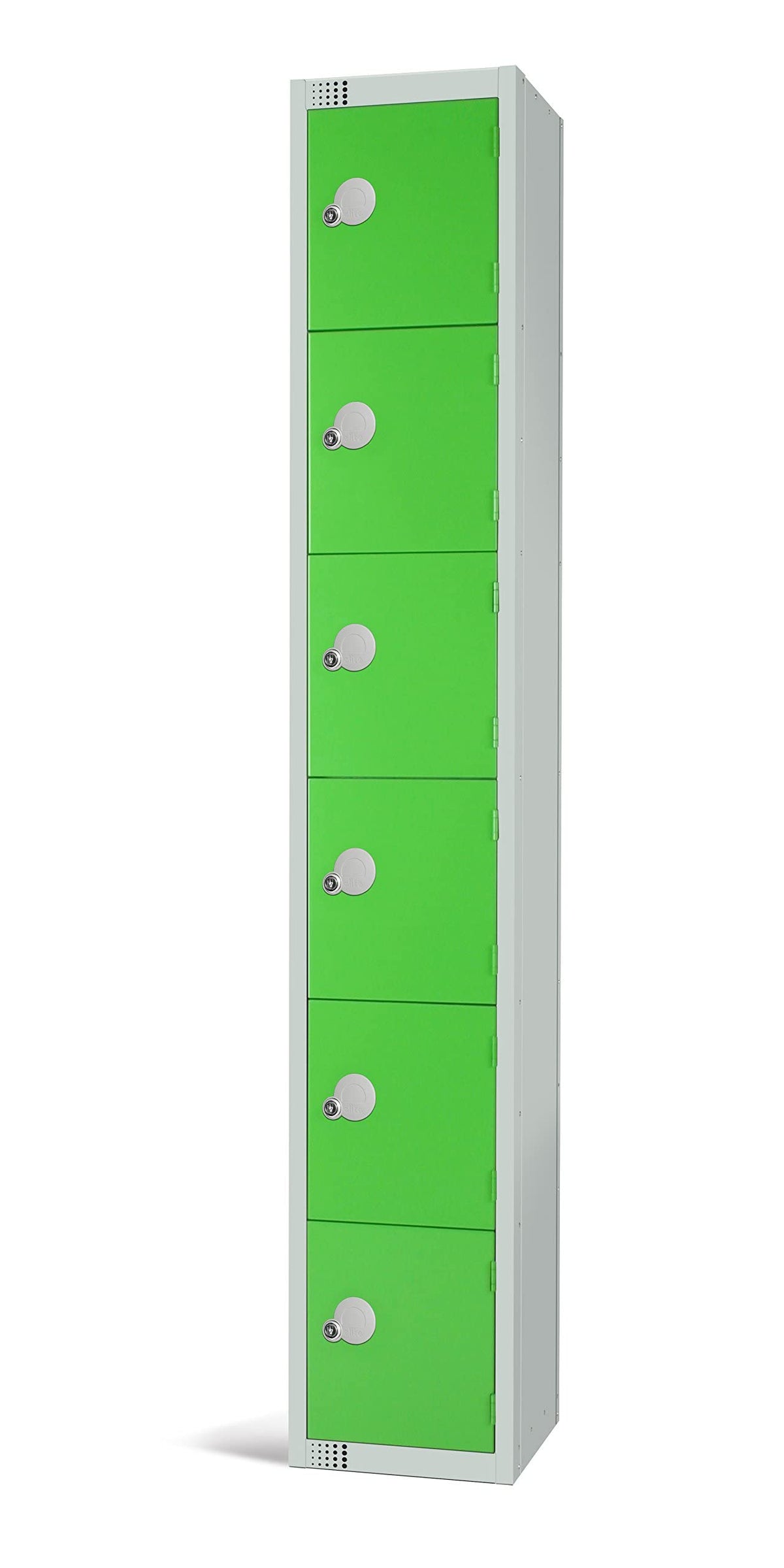 Six Door Compartment Locker - School Work Gym Storage Locker