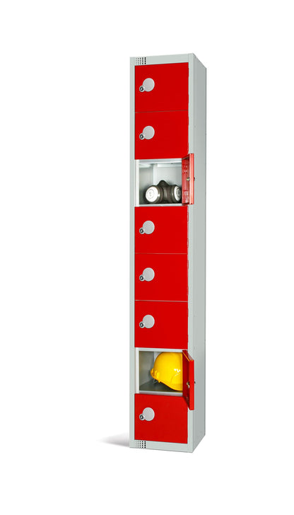 Specialist Industrial Standard Storage Antibacterial Lockers - 8 Door - 1800mm x 300mm x 300mm