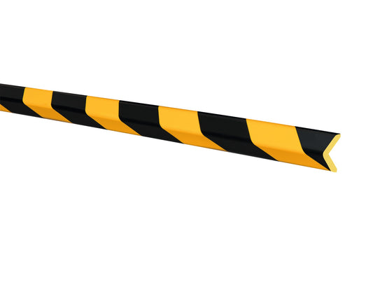 Impact Protection Angle Edge Protection 26/26 Black/Yellow Length 1 m