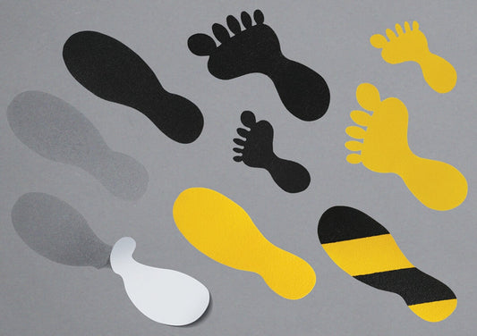 Anti Slip Foot Prints