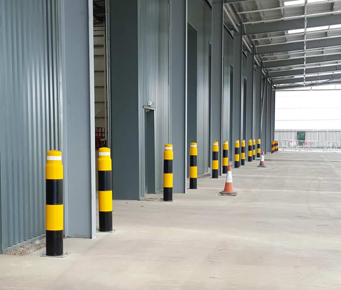 Bollard Cover Kit 960mm High Black & Yellow