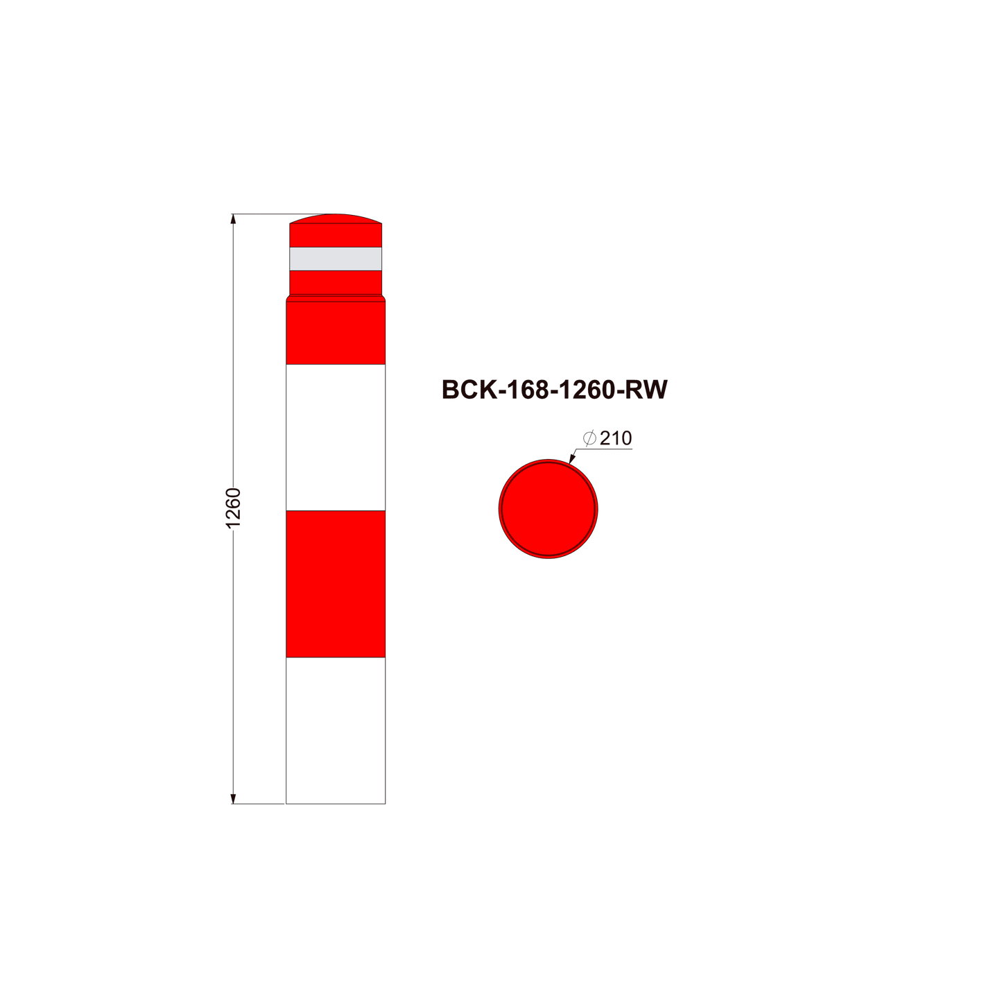 Bollard Cover Kit - 1260mm High