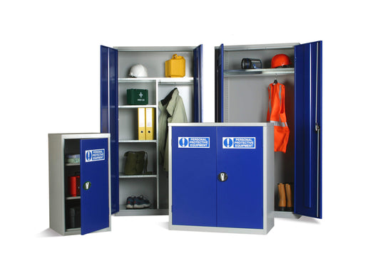 PPE Cabinets With Shelves