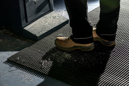 Interflex PVC Duckboard Anti-Slip Matting In Workshop