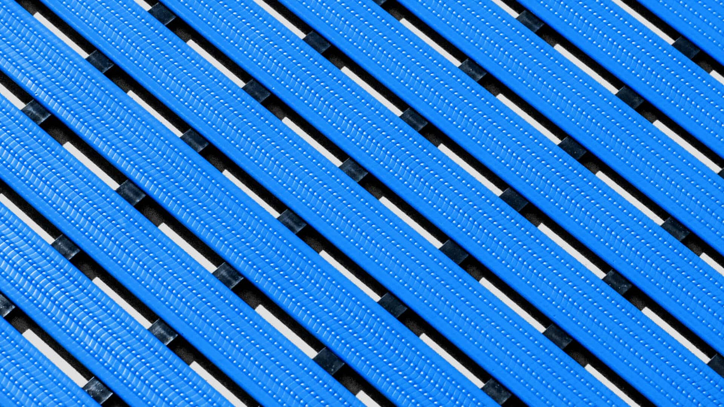 Interflex Style Swimming Pool Duckboard Matting - Blue