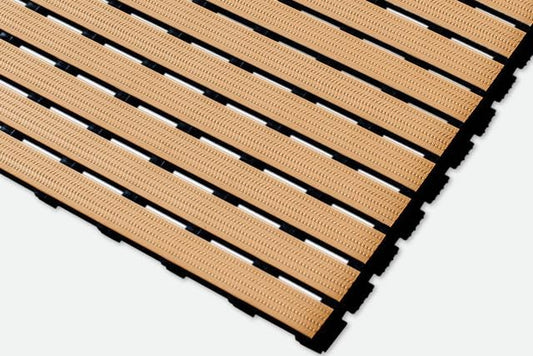 Interflex Style Swimming Pool Duckboard Matting Blue 100cm X 100cm