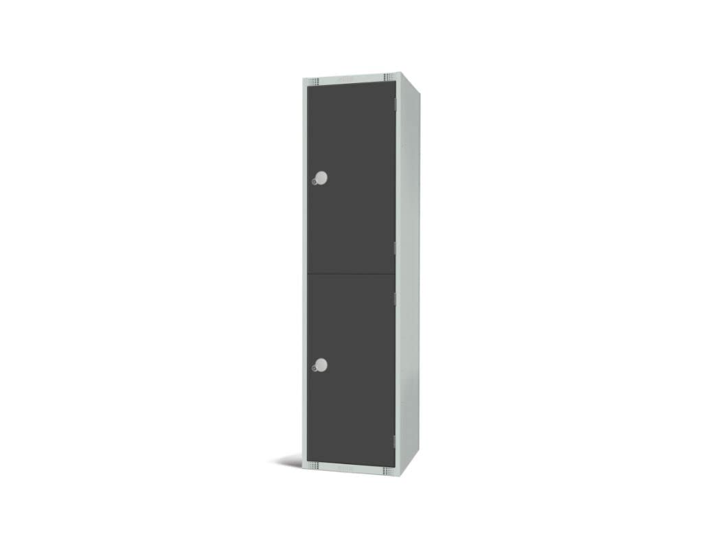 Two Door Compartment Locker - School Work Gym Storage Locker