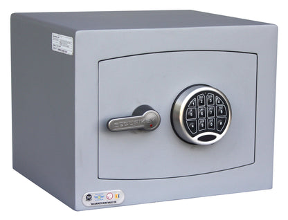 Fire Resistant Mini Vault Safe - Cash Valuables Safe - Key or Electronic Lock (Mini Vault 1 FR - Electronic Lock)