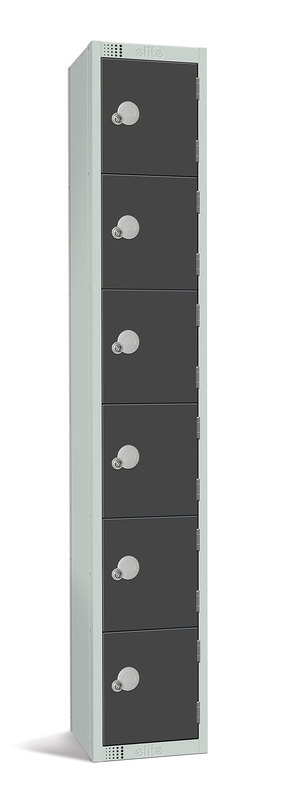 Six Door Compartment Locker - School Work Gym Storage Locker