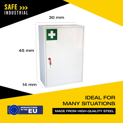 Medical Cabinet - First Aid Storage Key Locking Safe