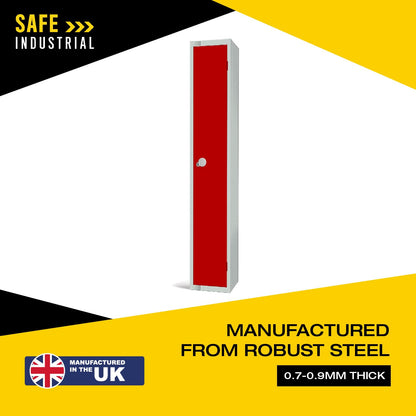 Single Door Compartment Locker - School Work Gym Storage Locker