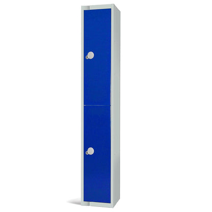 Two Door Compartment Locker - School Work Gym Storage Locker
