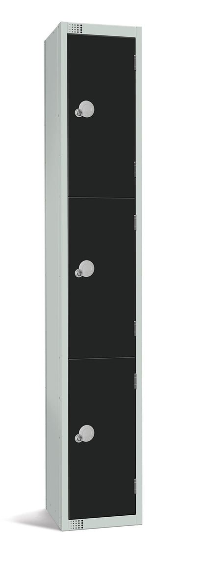 Specialist Industrial 3 Door Standard Storage Antibacterial Lockers - 1800mm x 300mm x 300mm