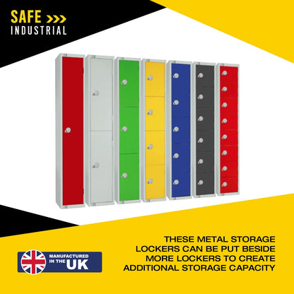 Single Door Compartment Locker - School Work Gym Storage Locker