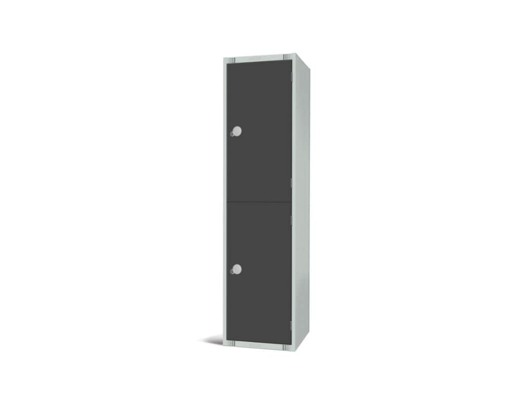 Two Door Compartment Locker - School Work Gym Storage Locker