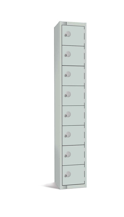 Specialist Industrial Standard Storage Antibacterial Lockers - 8 Door - 1800mm x 300mm x 300mm