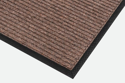 Blue Diamond Brushway Premium Rib Entrance Mat Brown 150cm x 90cm