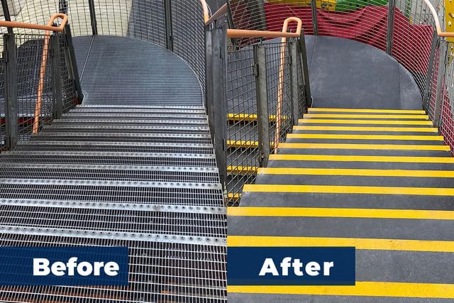 Interflex PVC Duckboard Anti-Slip Matting Black