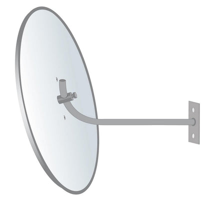 Round Acrylic Interior Convex Mirror - 600mm Diameter